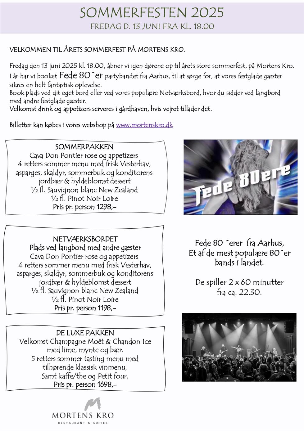 SOMMER FEST FREDAG 13/6