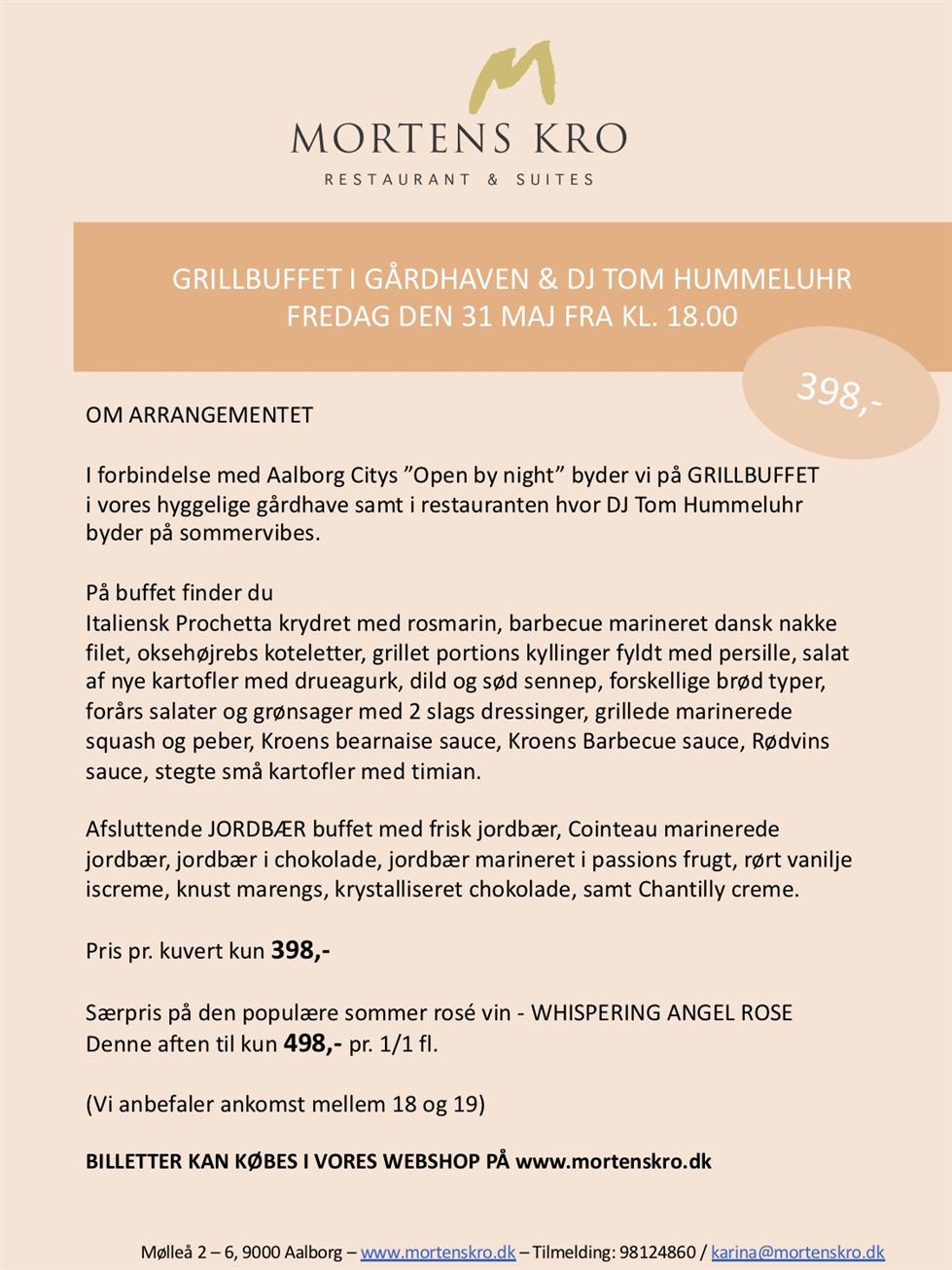GRILL BUFFET I GÅRDGAVEN